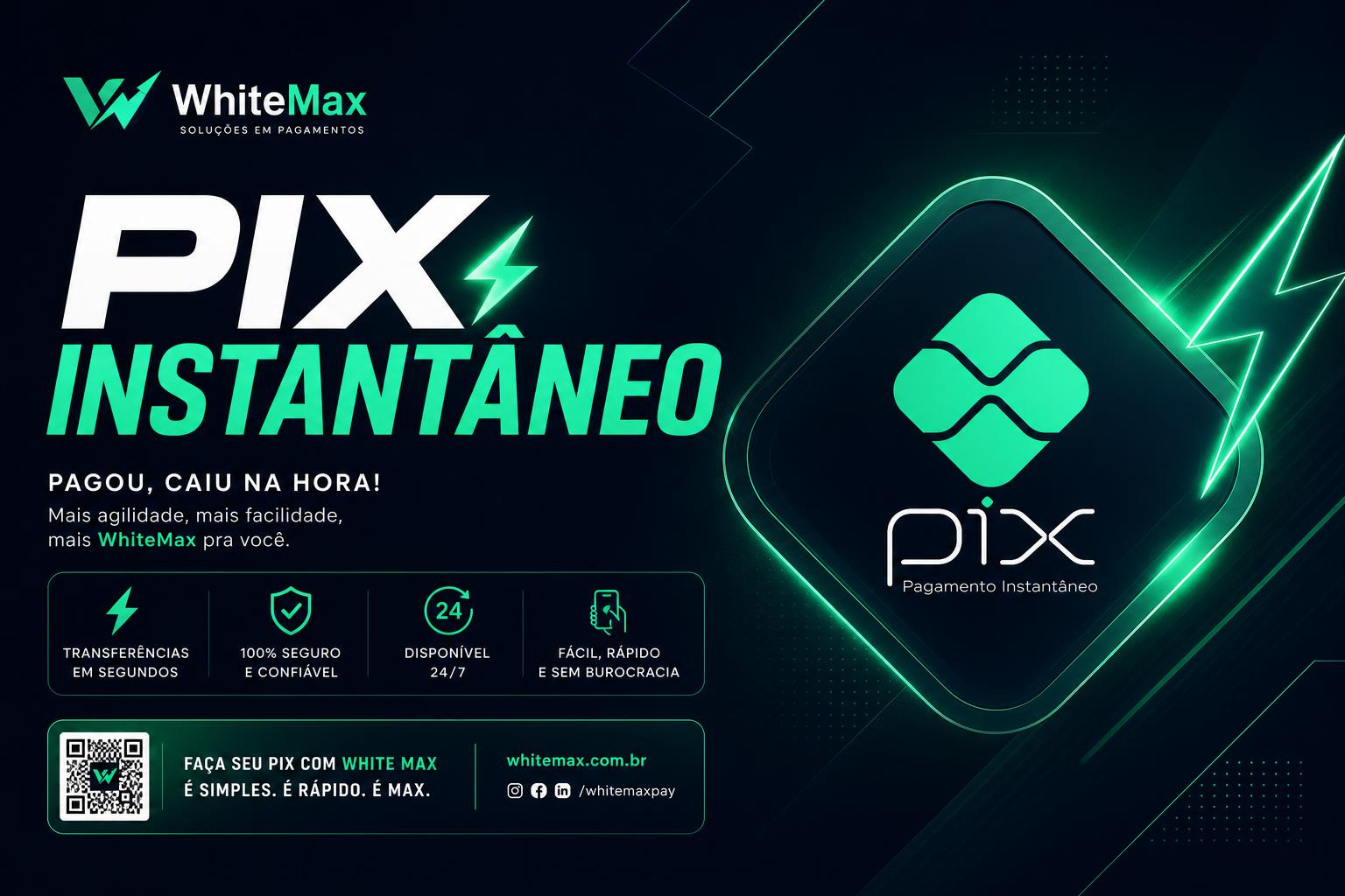 PIX Instantâneo — pagamentos em segundos